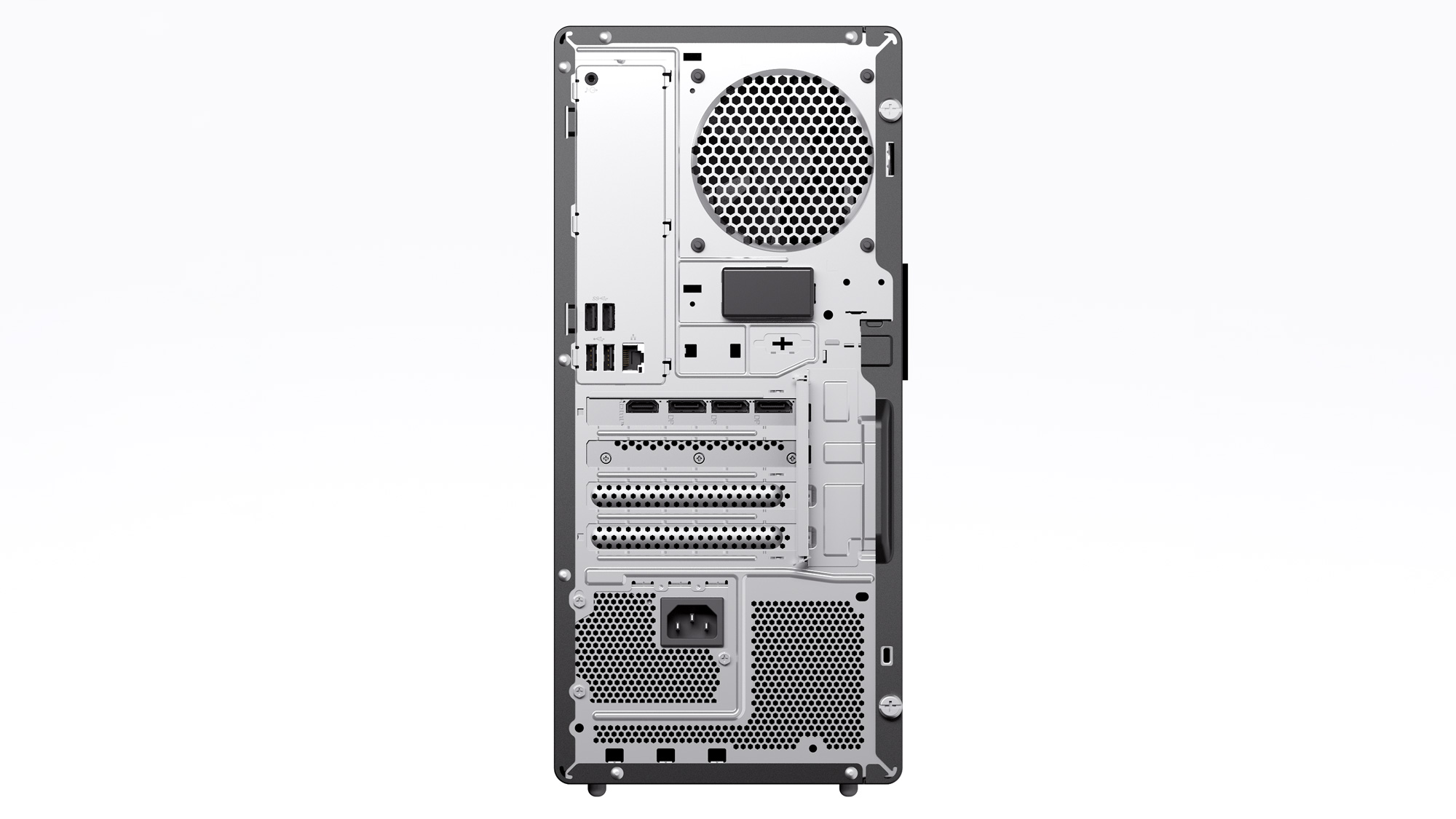 Lenovo LOQ Tower 17IRH11 rear view