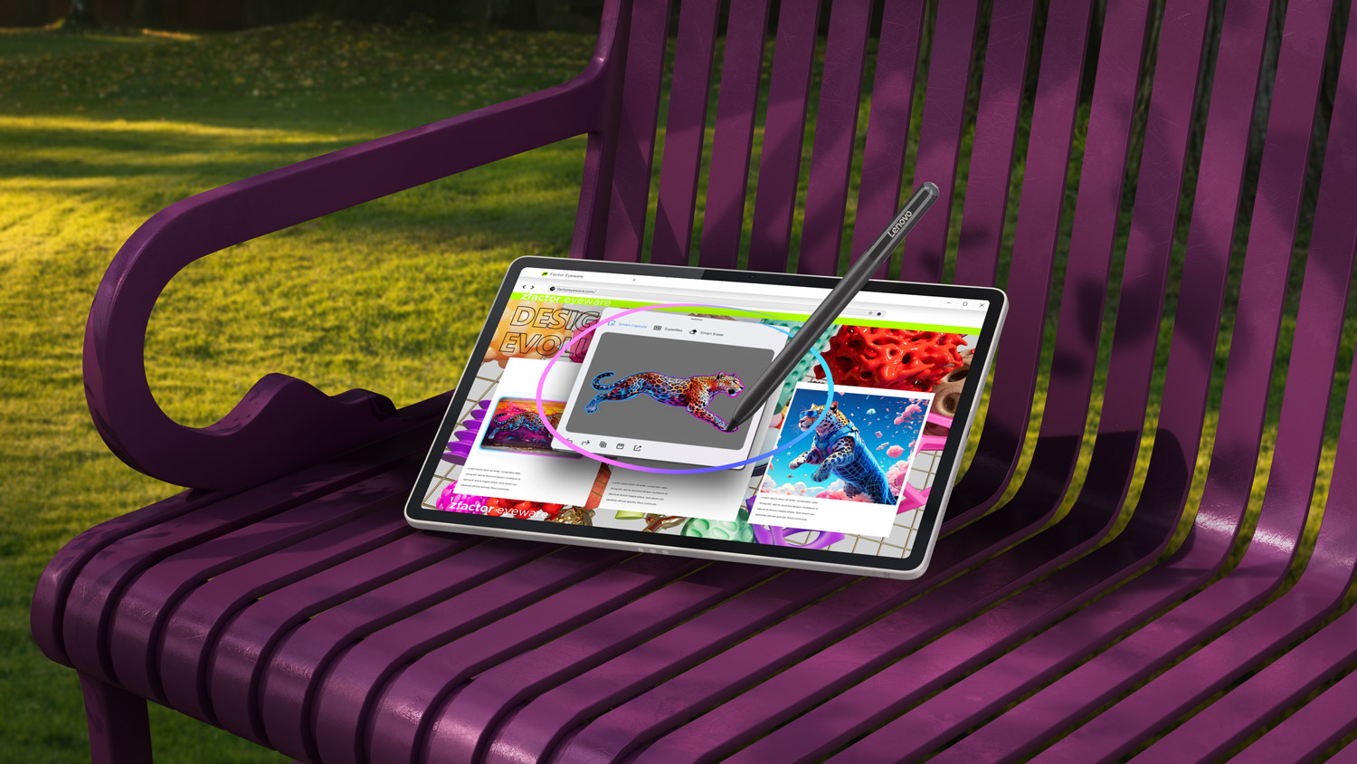 The Lenovo Yoga Tab with Yoga Pen