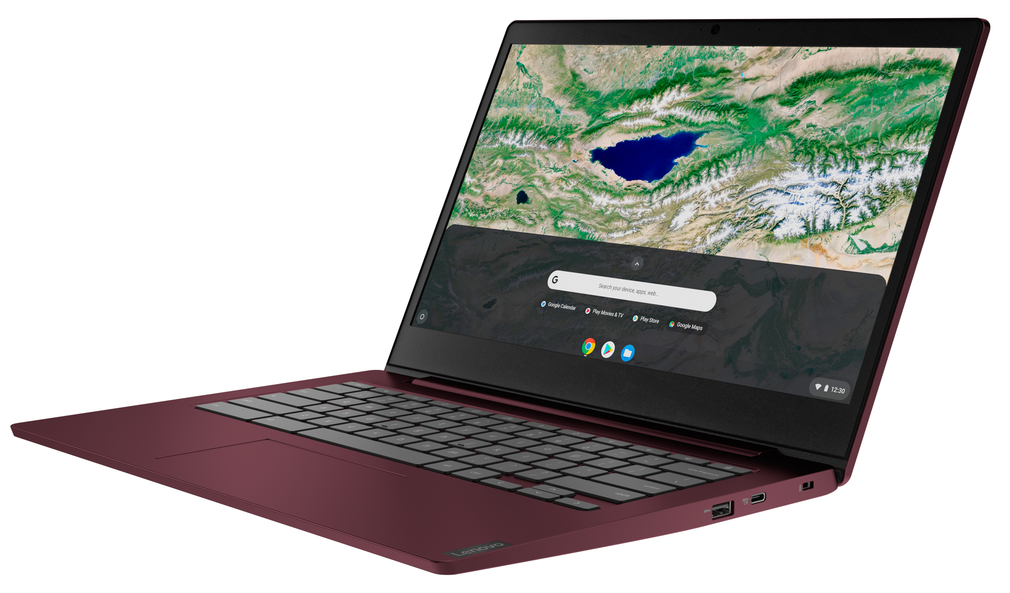 Chromebook_S340_14_Dark_Orchid_Front_Facing_Left