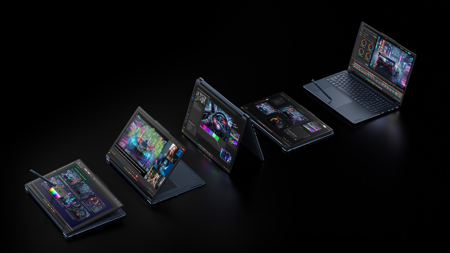 Lenovo Yoga 9n 2-в-1 (16”, 11) Modes Lenovo Yoga 9n 2-в-1 (16”, 11) Modes