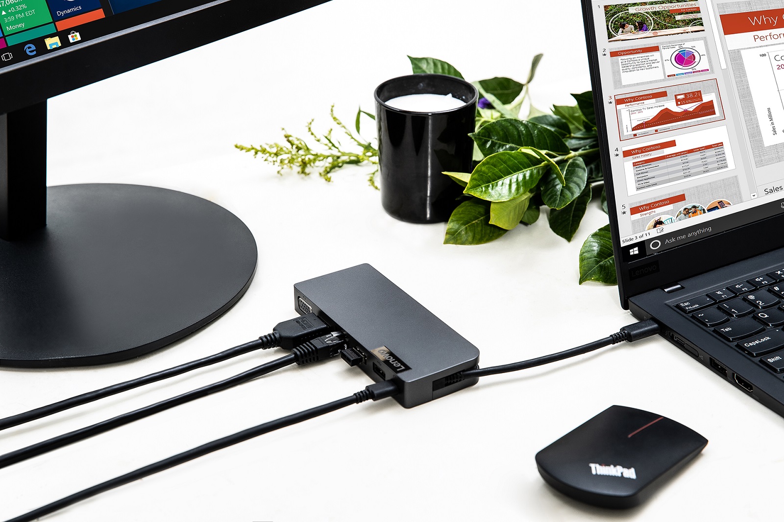 Lenovo Powered USB-C Travel Hub