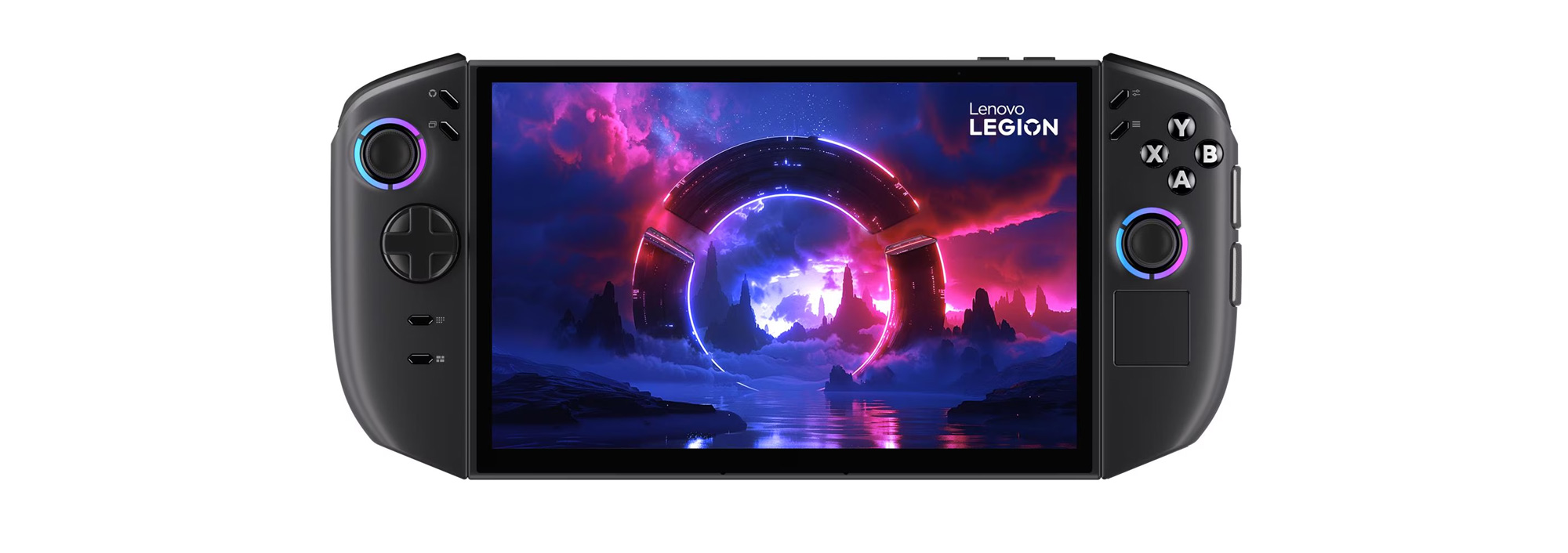 Lenovo Legion Go 2 gaming console on a white background.