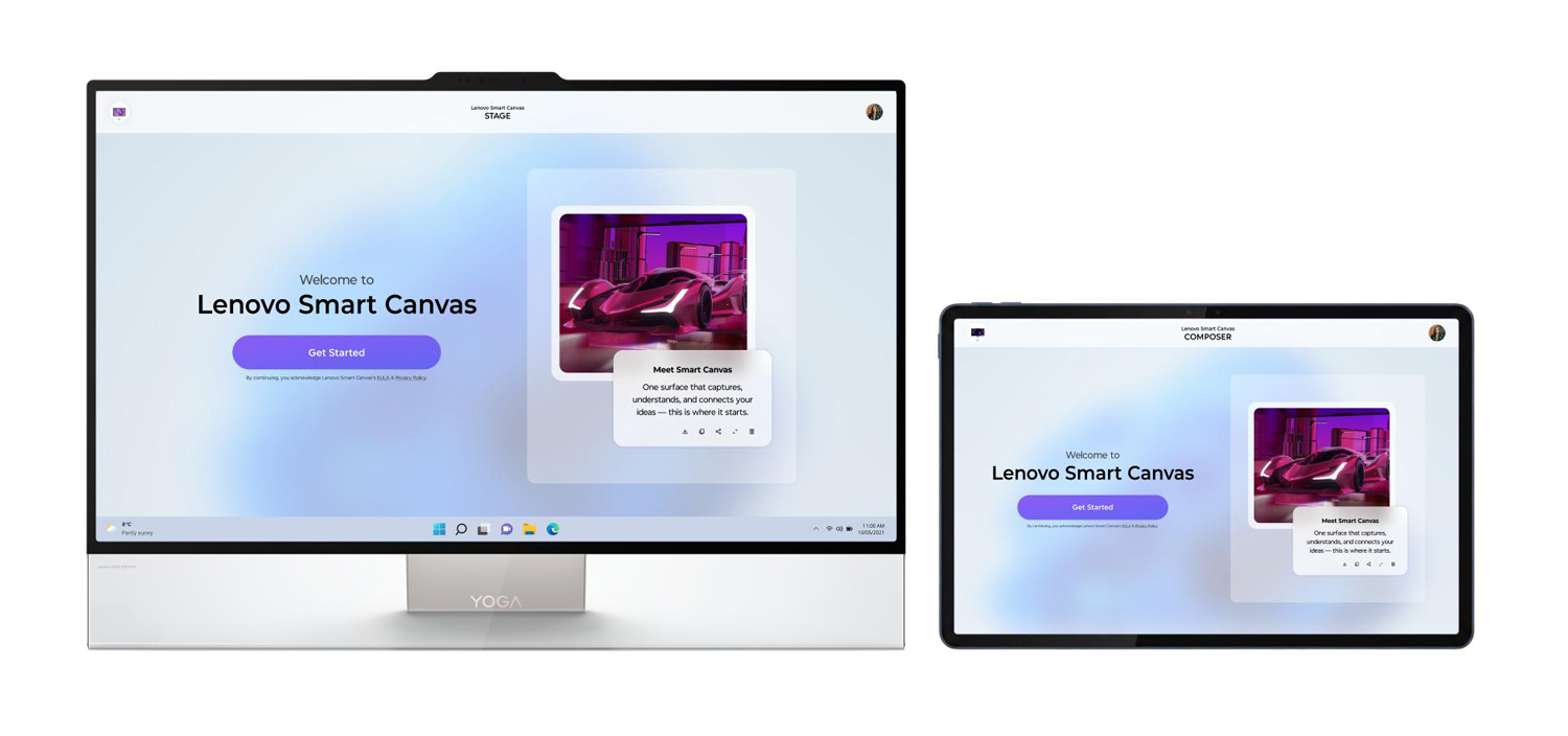 Lenovo Smart Canvas Concept Lenovo Smart Canvas Concept