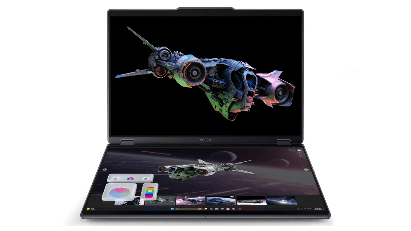 Концепт Yoga Book Pro 3D зі snap-on pads