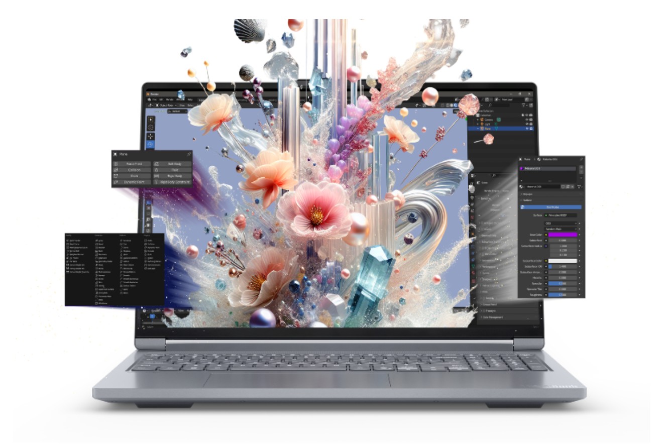 A computer with flowers on the screen

AI-generated content may be incorrect.