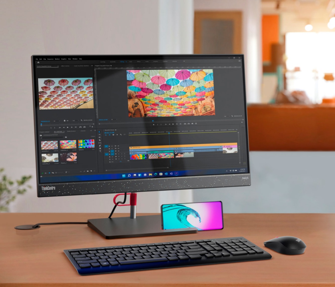 Новий моноблок від Lenovo з підтримкою ШІ — ThinkCentre neo 50a 24 All-in-One