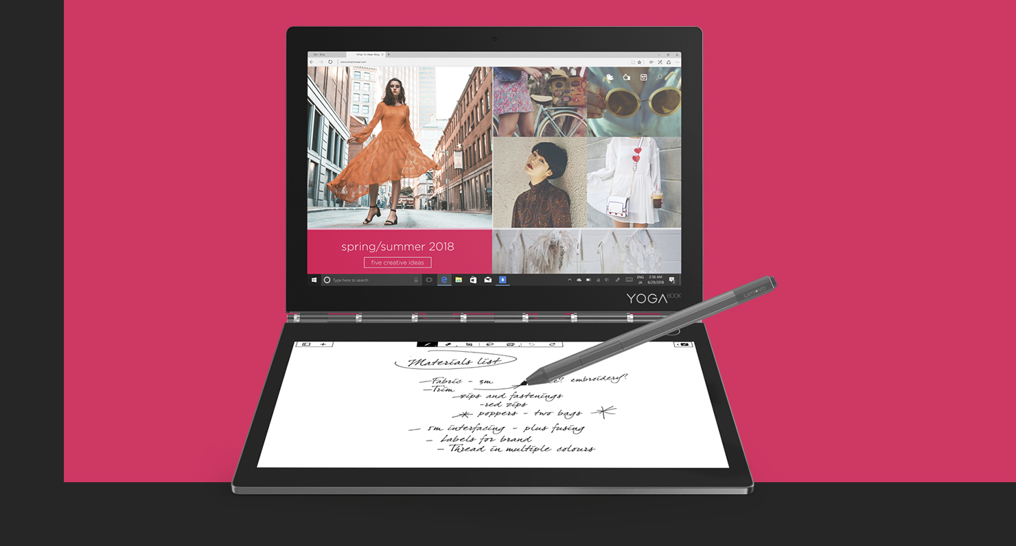 Lenovo YOGA Book C930 — ноутбук с дополнительным дисплеем и