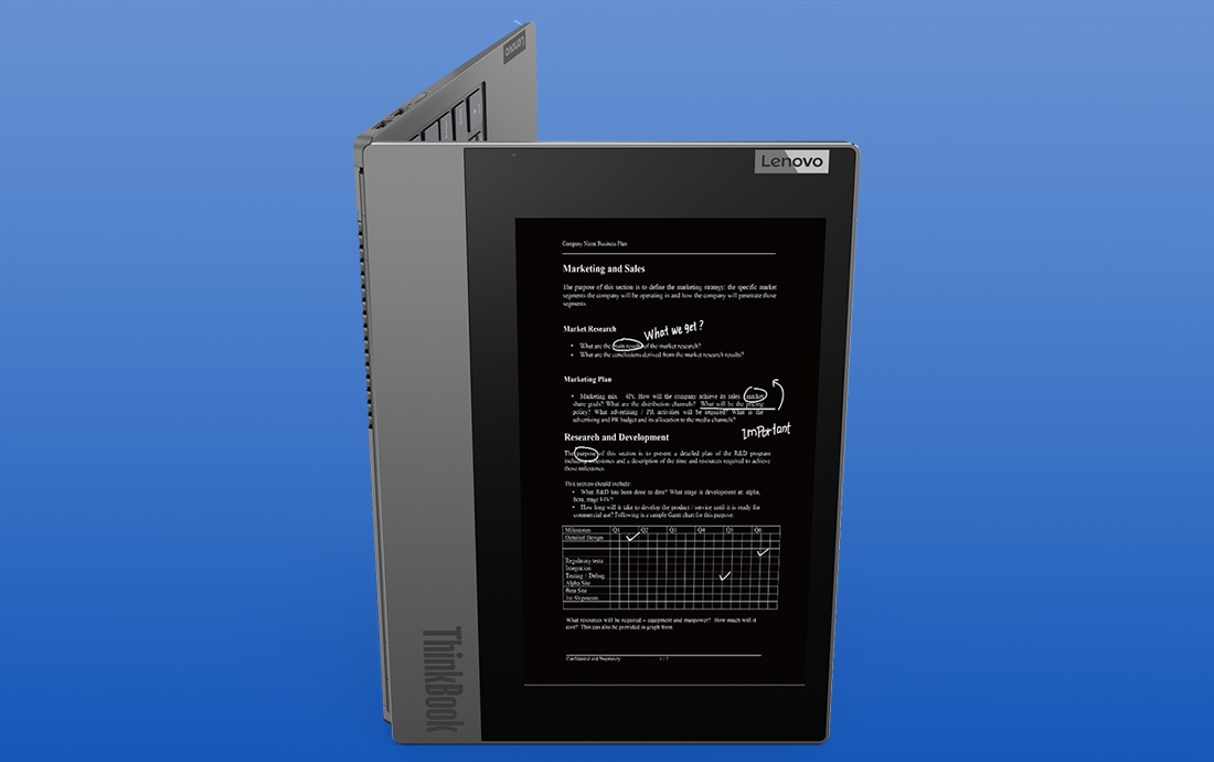 Мультизадачність нового покоління з Lenovo ThinkBook Plus