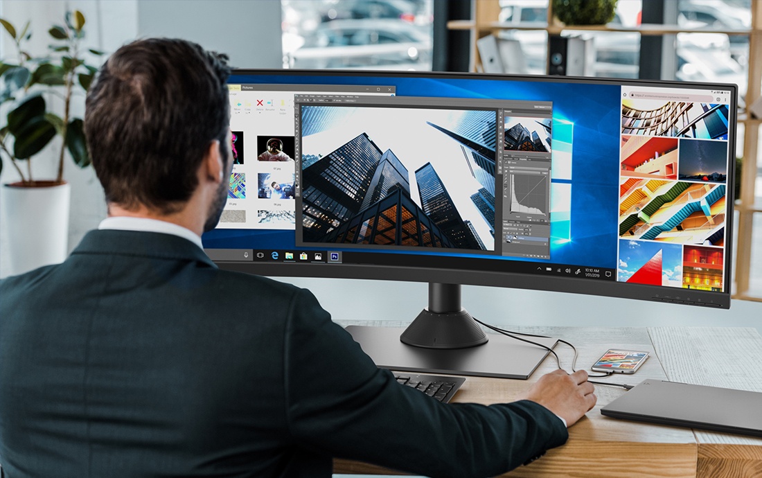 Новий рівень продуктивності з Lenovo ThinkVision P44w